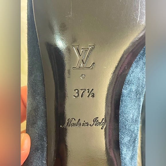 Unused Louis Vuitton Azul Talla Butterfly Flats Shoes - Picture 8 of 10